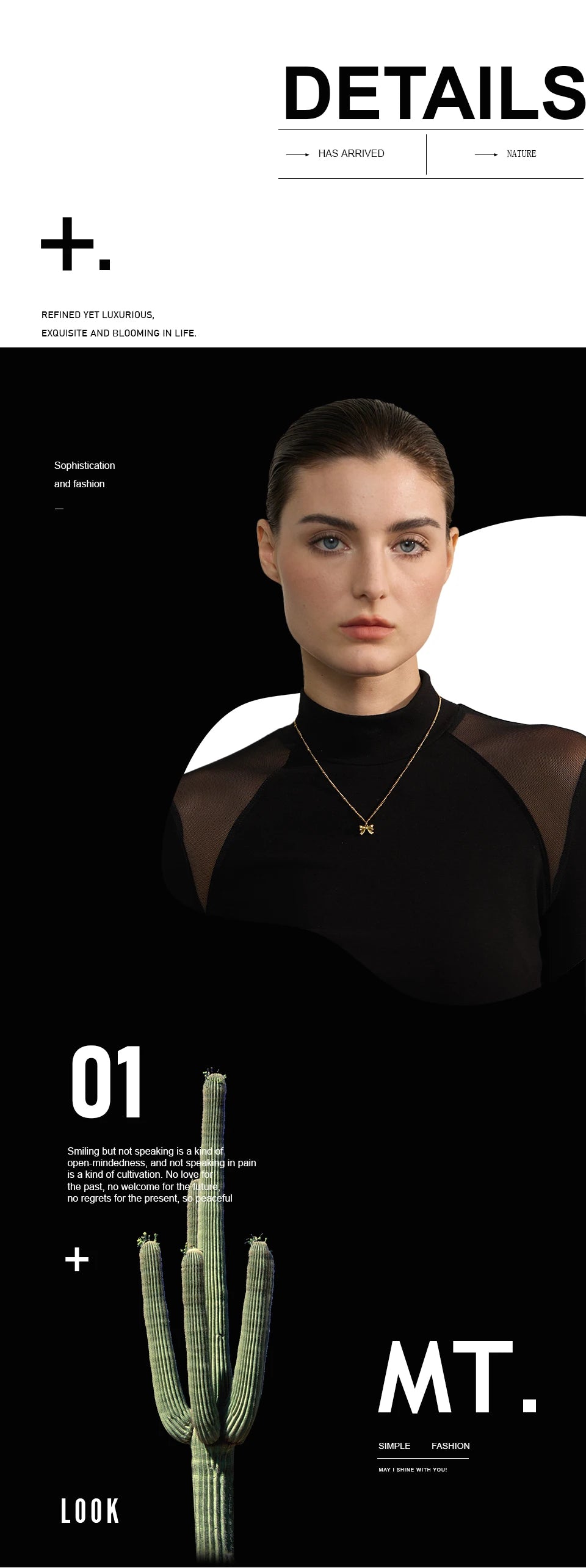 Yhpup Fashion Women's Stainless Steel Bowknot Popular Daily Necklace Pendant 18K Gold PVD Plated Elegant Jewelry Ornaments Gift